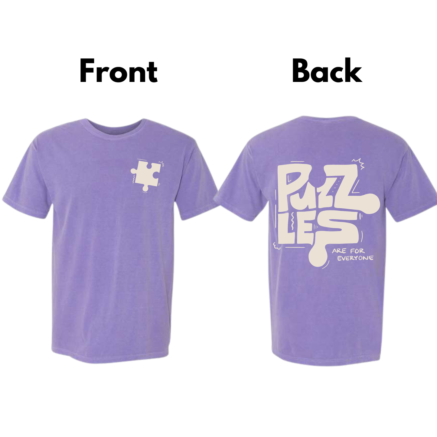 Puzzles are for Everyone T-Shirt - Multiple Colors Available S-3XL