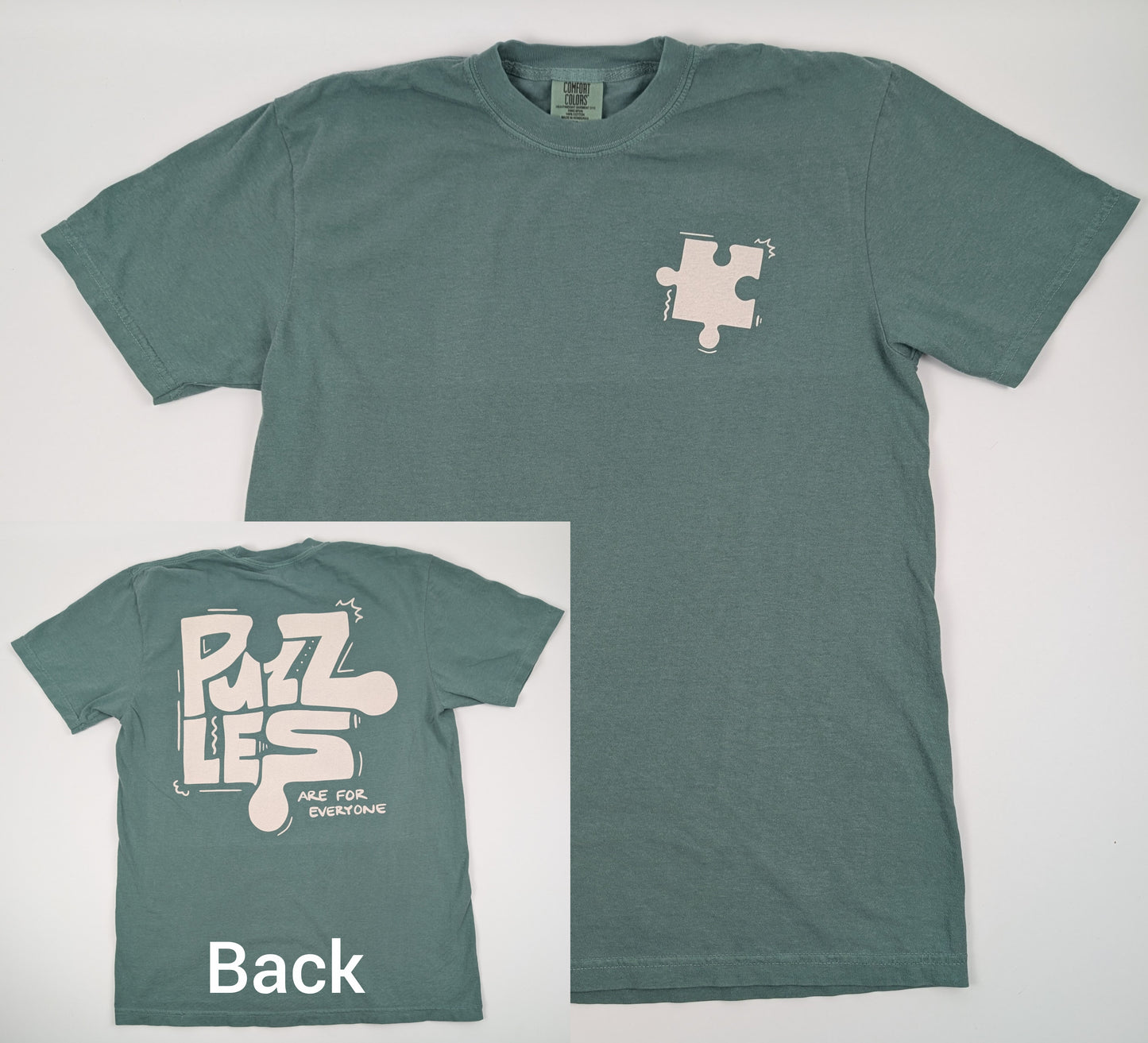 Puzzles are for Everyone T-Shirt - Light Green
