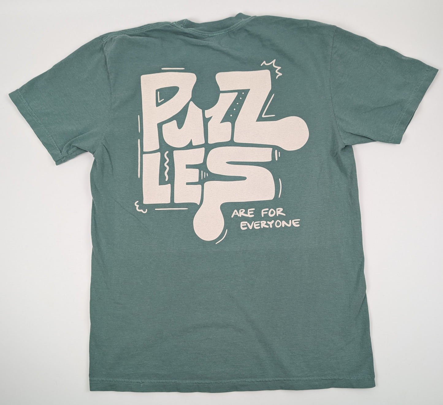 Puzzles are for Everyone T-Shirt - Light Green