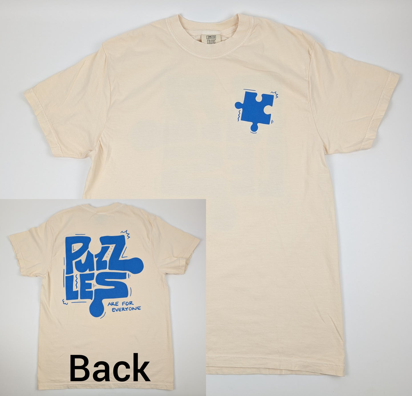 Puzzles are for Everyone T-Shirt - Ivory