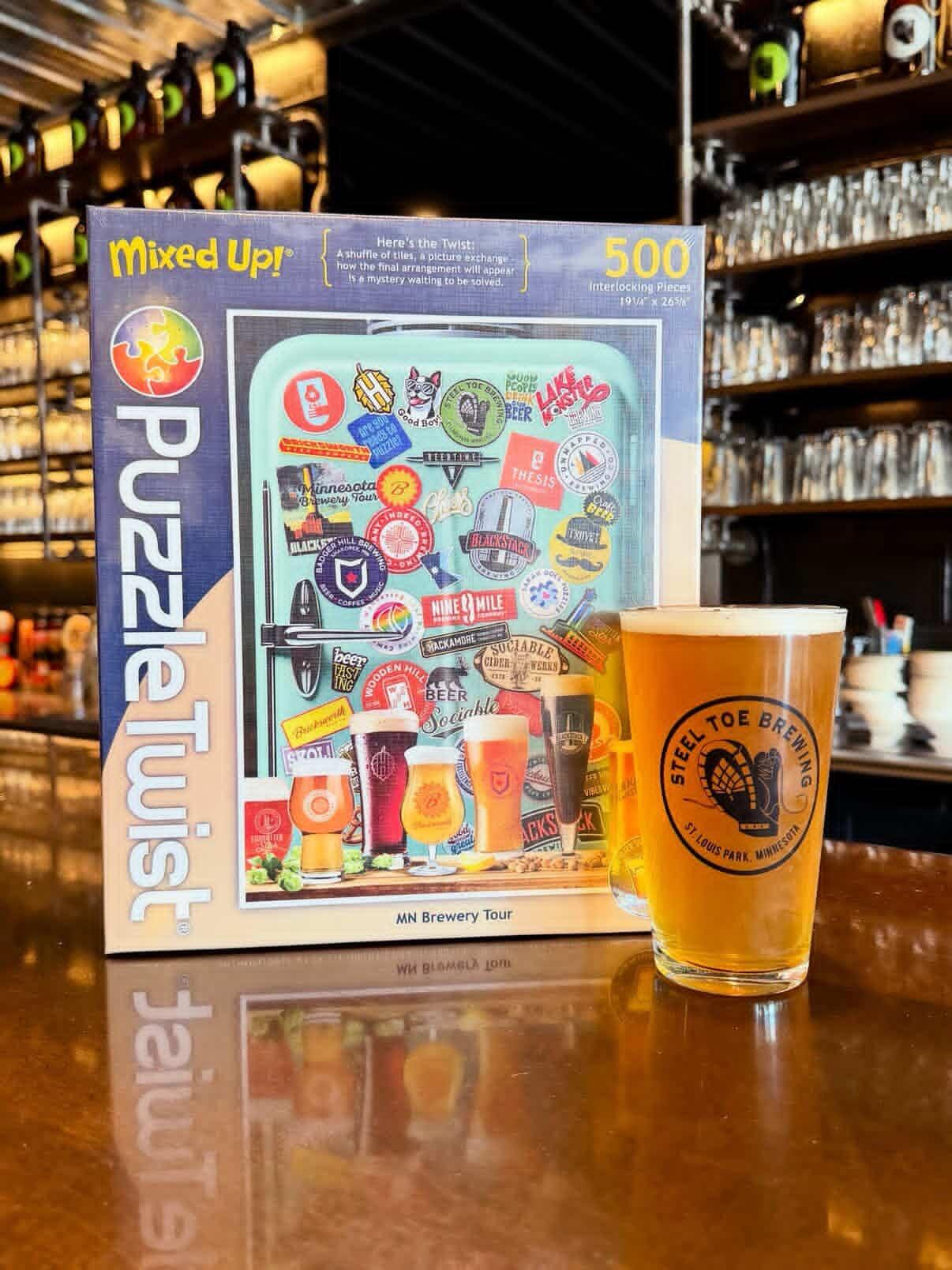 PuzzleTwist Created by Sarah Does Puzzles: MN Brewery Tour - 500 Piece